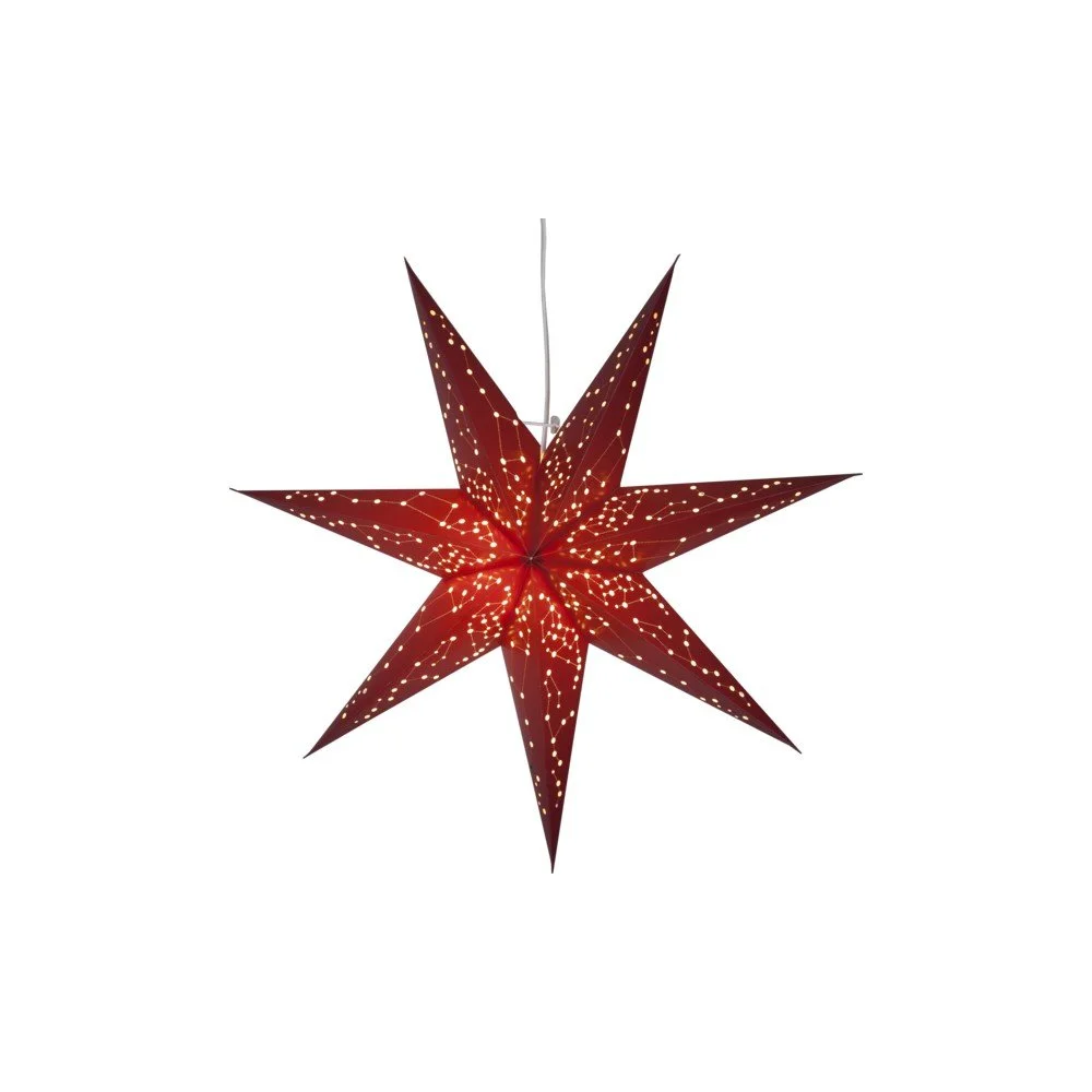 Červená svítící hvězda Star Trading Paperstar Galaxy, ø 60 cm v:936142