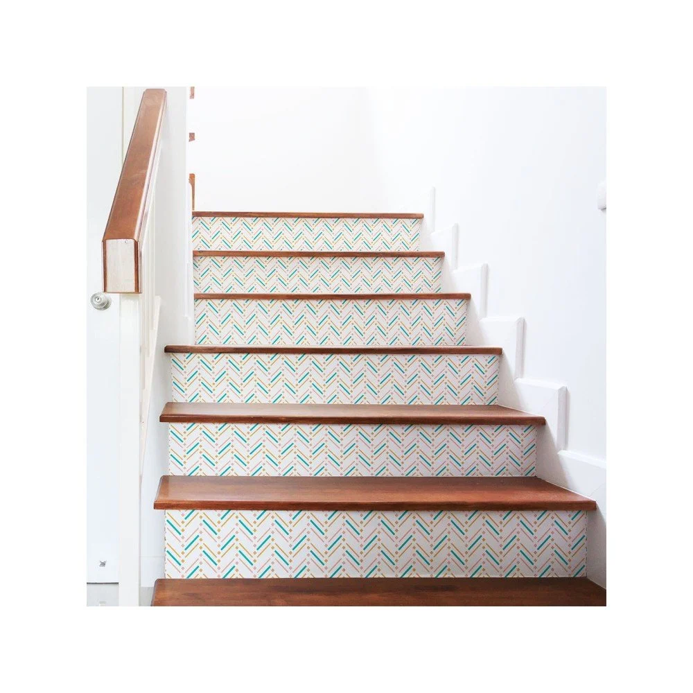 Sada 2 samolepek na schody Ambiance Stairs Stickers Jenson, 15 x 105 cm v:1181662