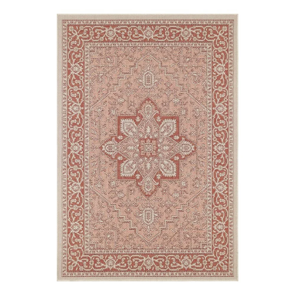Červeno-béžový venkovní koberec NORTHRUGS Anjara, 160 x 230 cm v:1337453