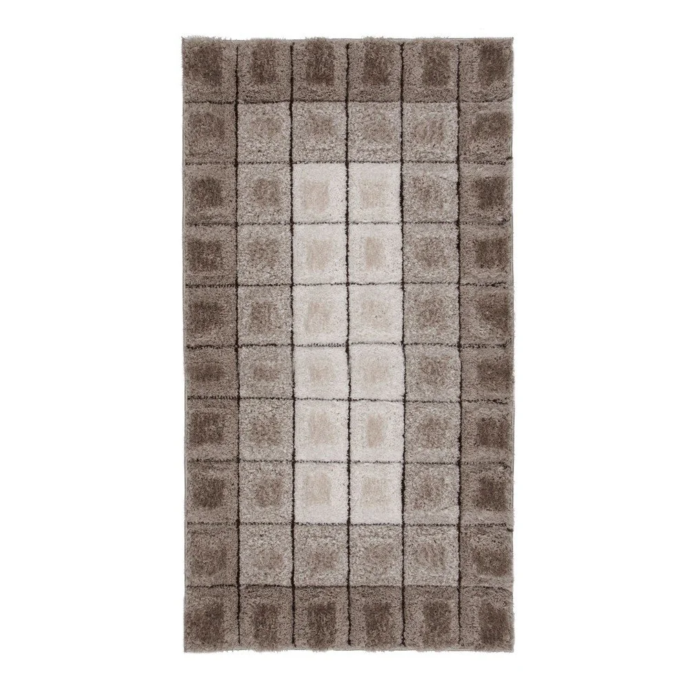 Hnědý koberec Flair Rugs Cube, 80 x 150 cm v:1366135