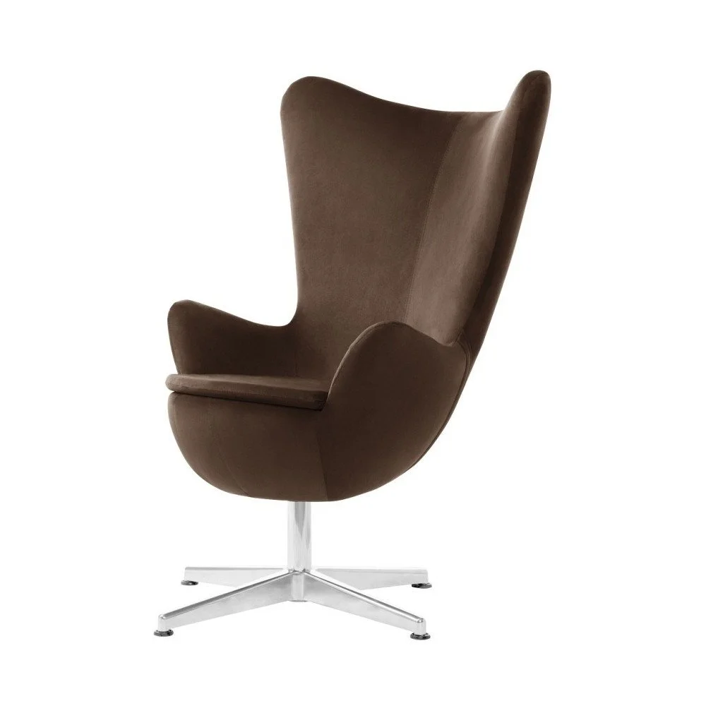 Tmavě hnědé otočné křeslo My Pop Design Monory v:918152