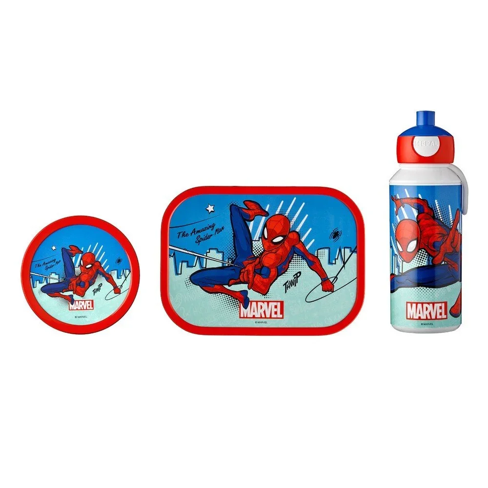 2 ks dětského svačinového boxu s lahví Spiderman – Mepal v:1661814 2 ks dětského svačinového boxu s lahví Spiderman – Mepal v:1661814