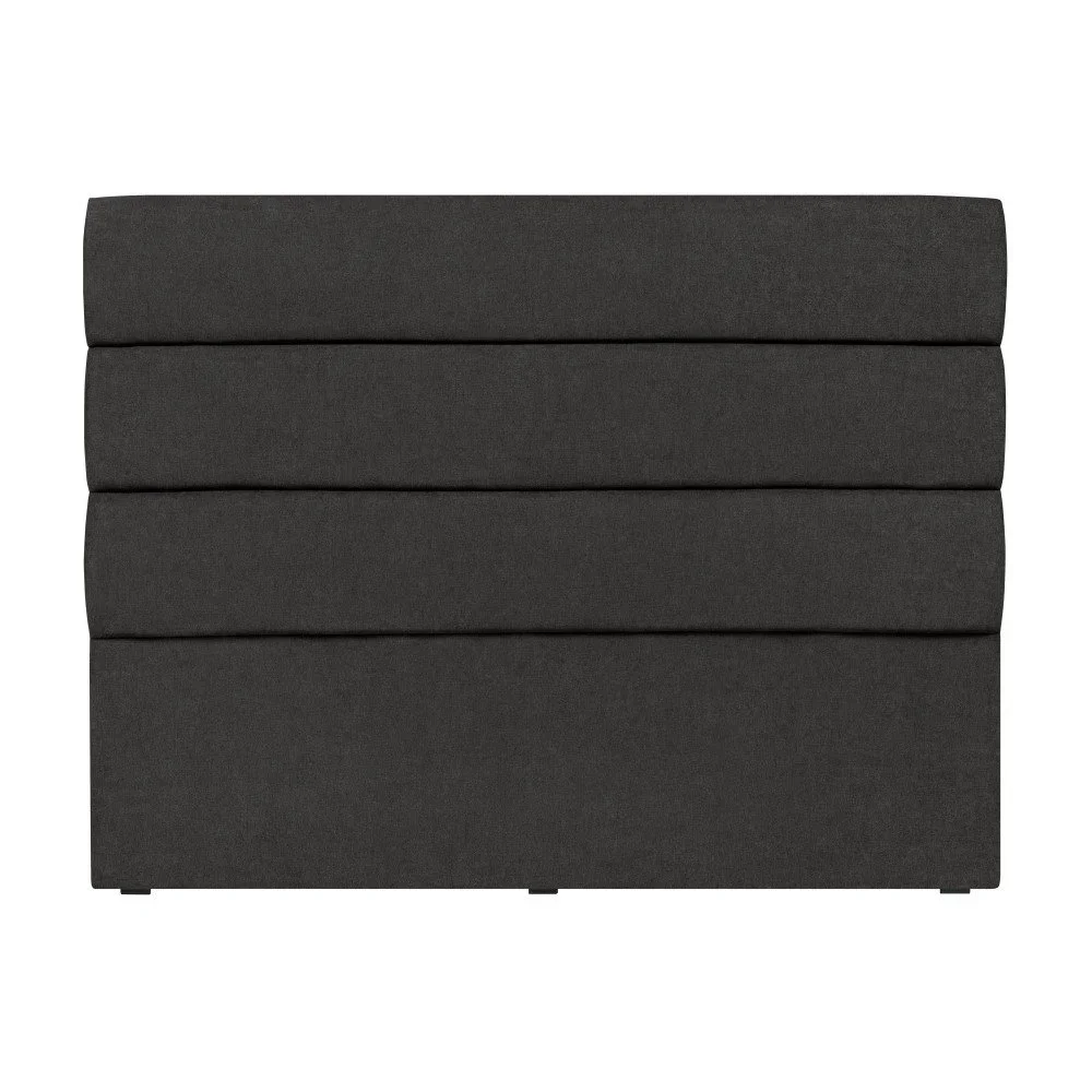 Černé čelo postele Mazzini Sofas Pesaro, 200 x 120 cm v:962032