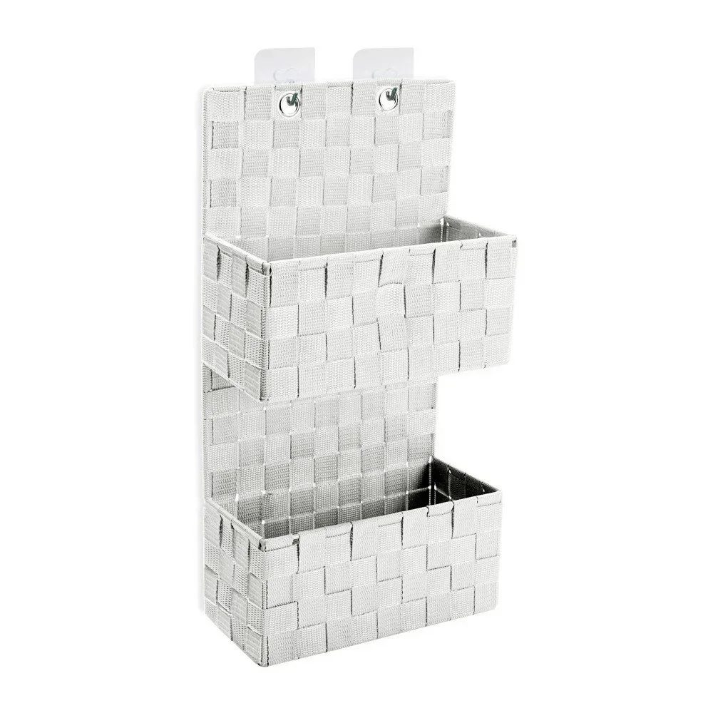 Nástěnný dvoupatrový košík Versa White v:694328