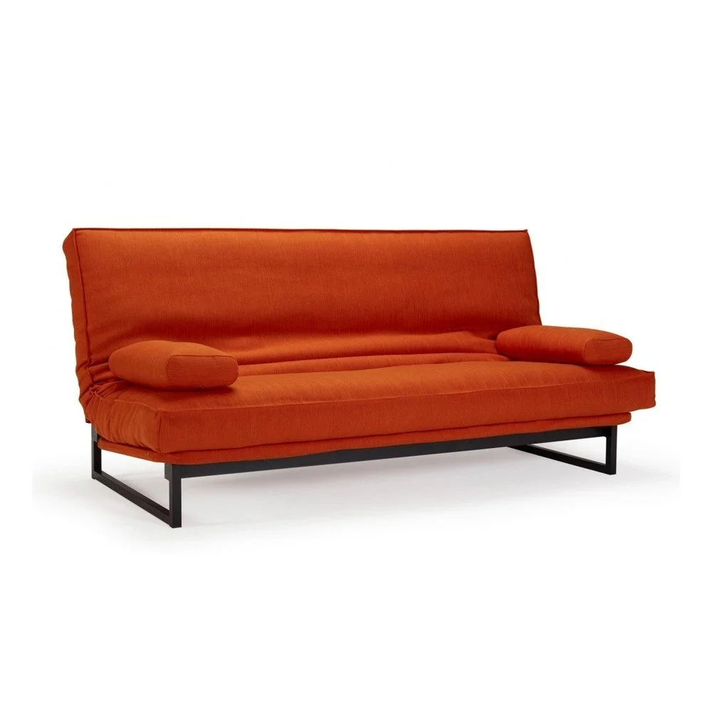Červená rozkládací pohovka se snímatelným potahem Innovation Fraction Elegance Paprika, 97 x 200 cm v:1305858