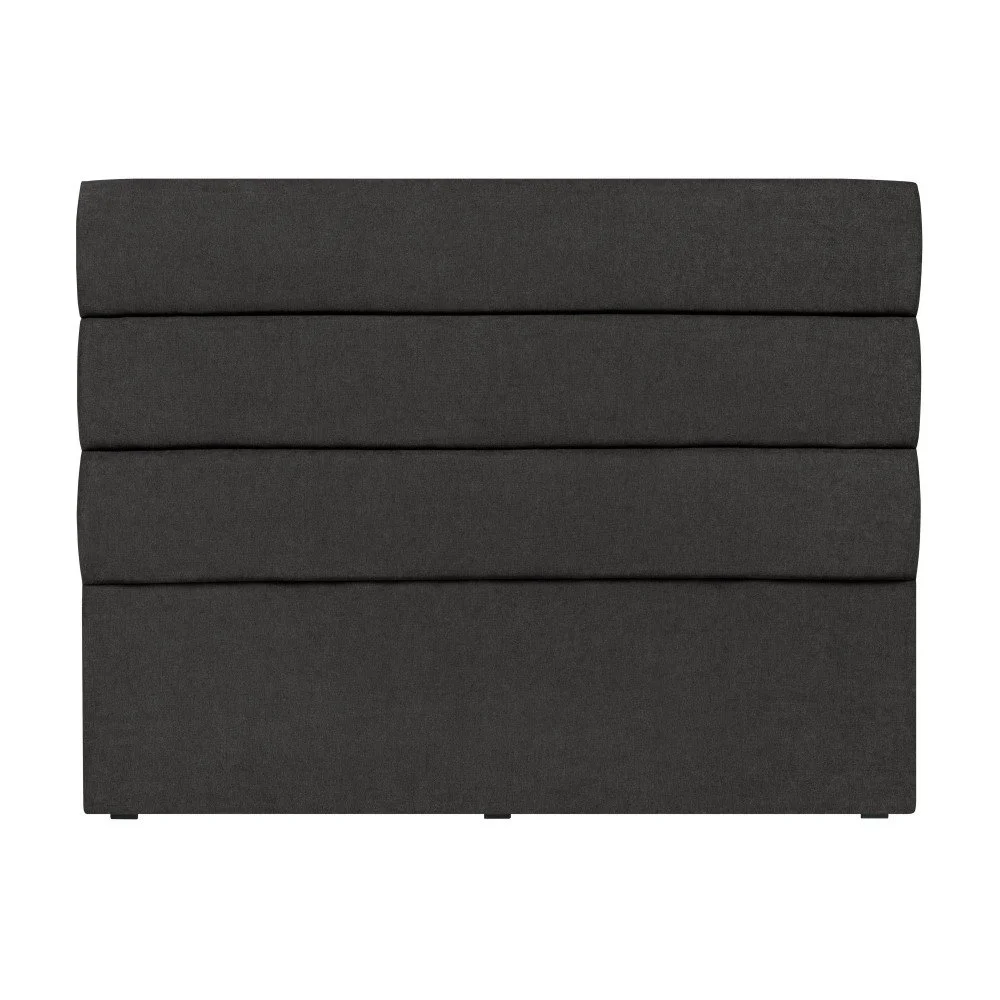 Černé čelo postele Mazzini Sofas Pesaro, 140 x 120 cm v:962002