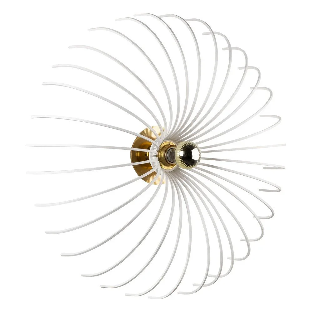 Bílé nástěnné svítidlo Homemania Decor Lion v:1319292