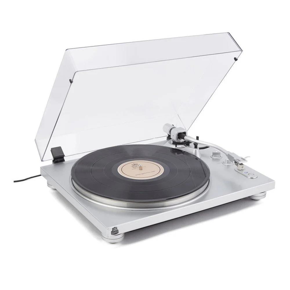 Gramofon ve stříbrné barvě GPO PR 100 v:1203950