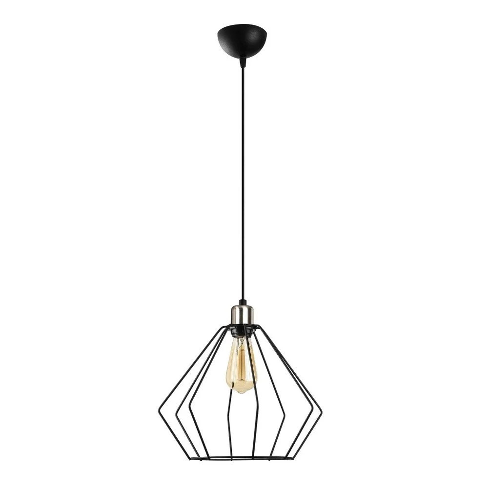 Černé kovové závěsné svítidlo Opviq lights Aristea v:1300956