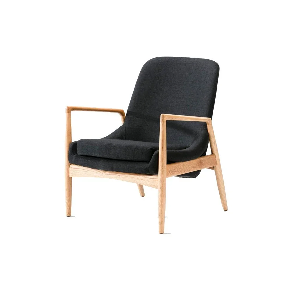 Černé křeslo Thai Natura Comfy v:737318