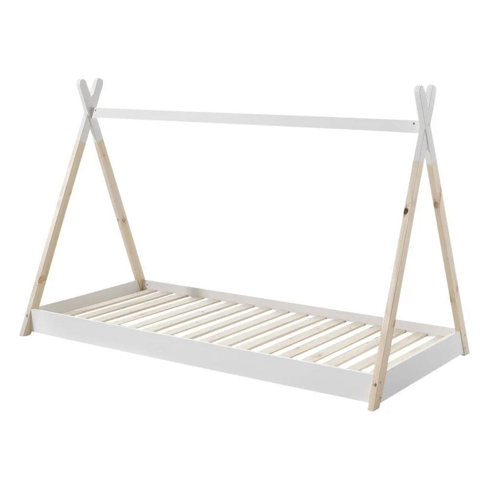 Bílá dětská postel Vipack Tipi, 90 x 200 cm v:1244144