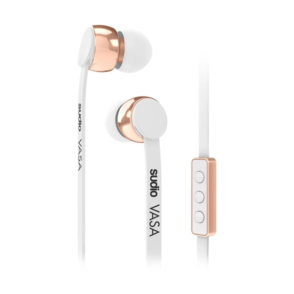 Bílá sluchátka Sudio VASA pro Android v:689752