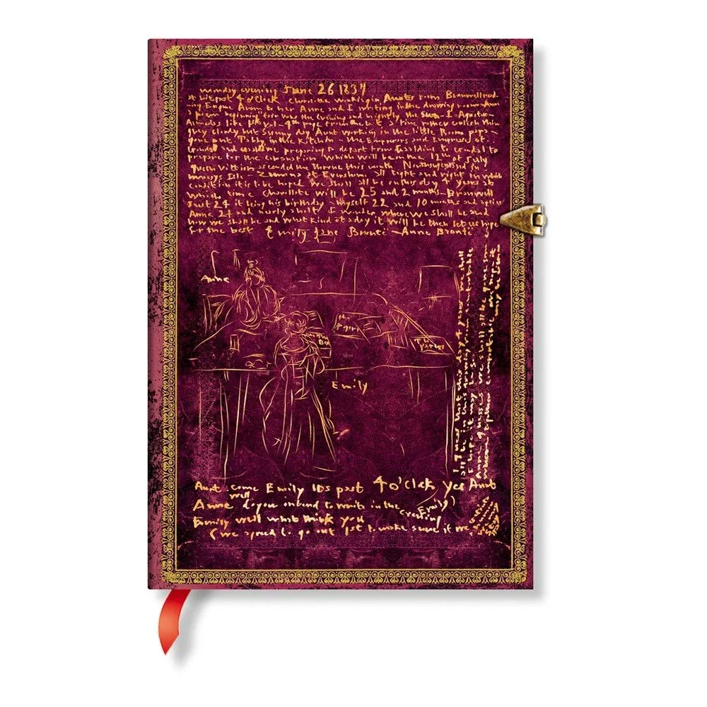 Linkovaný zápisník s tvrdou vazbou Paperblanks The Bronte Sisters, 13 x 18 cm v:1135878