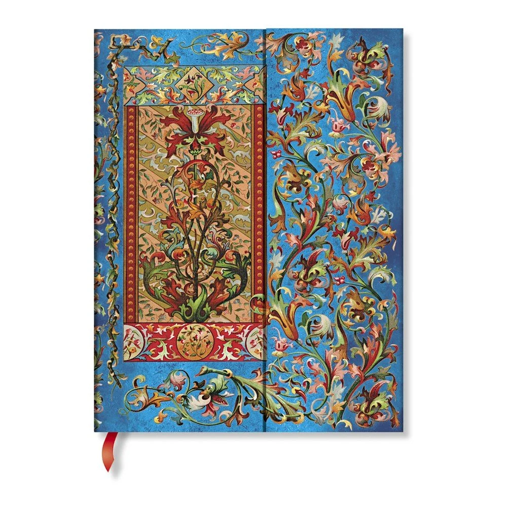 Nelinkovaný zápisník s tvrdou vazbou Paperblanks Delphine, 18 x 23 cm v:1135956