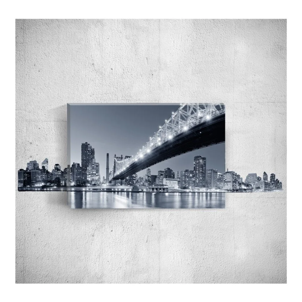 Nástěnný 3D obraz Mosticx Night City, 40 x 60 cm v:1091060