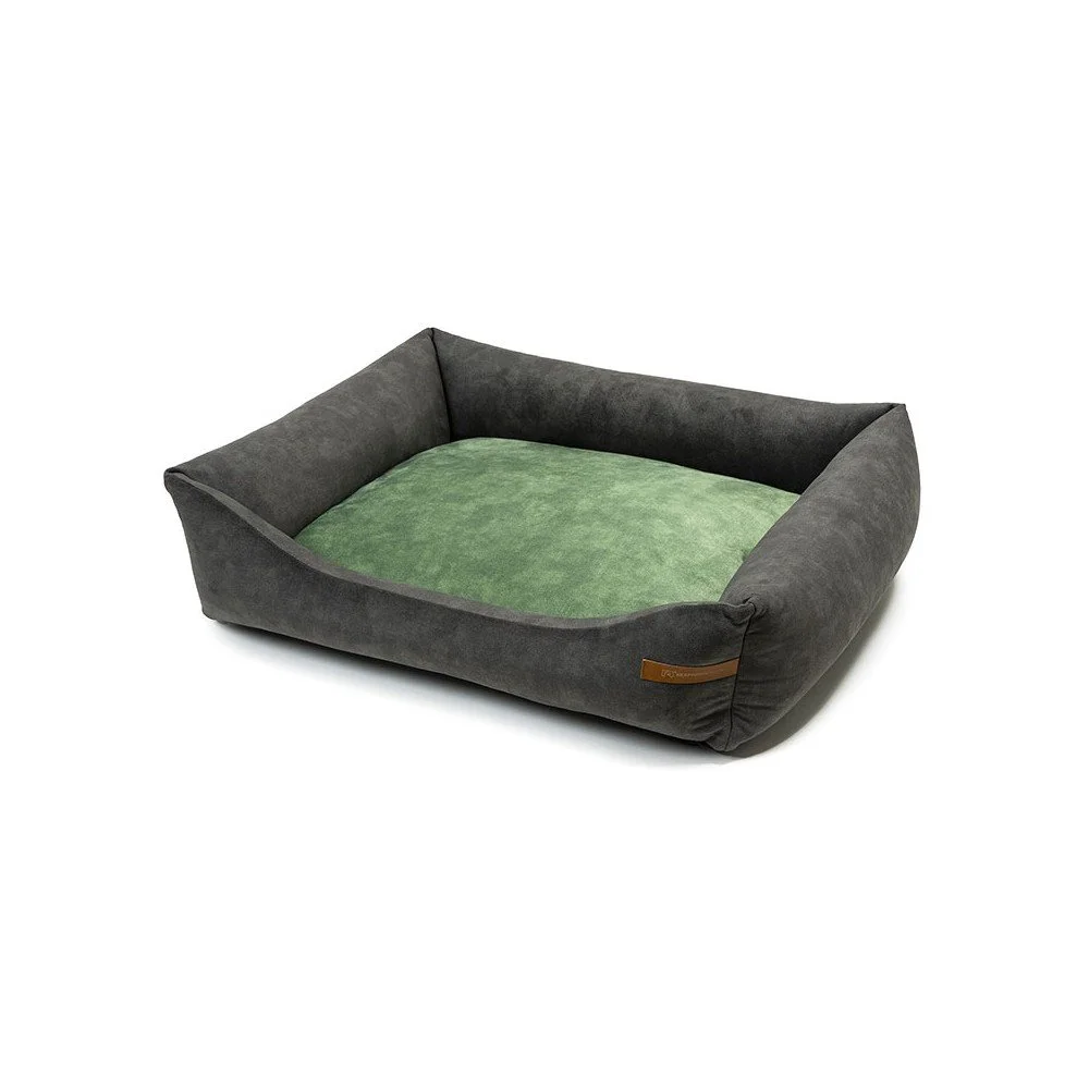 Pelíšek pro psa v khaki-mentolové barvě 55x65 cm SoftBED Eco S – Rexproduct v:1571286