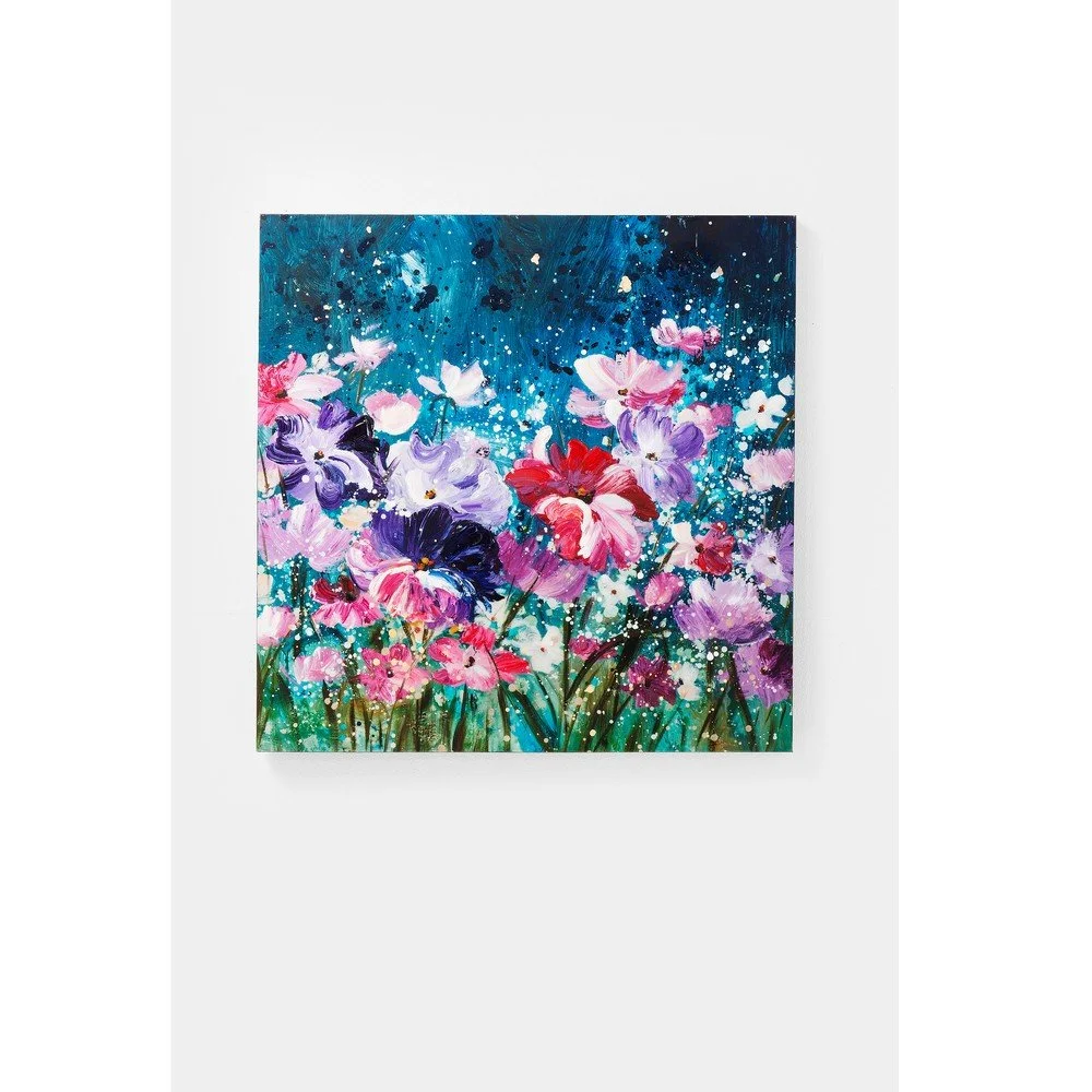 Obraz Kare Design Flower Garden, 100 x 100 cm v:1320848