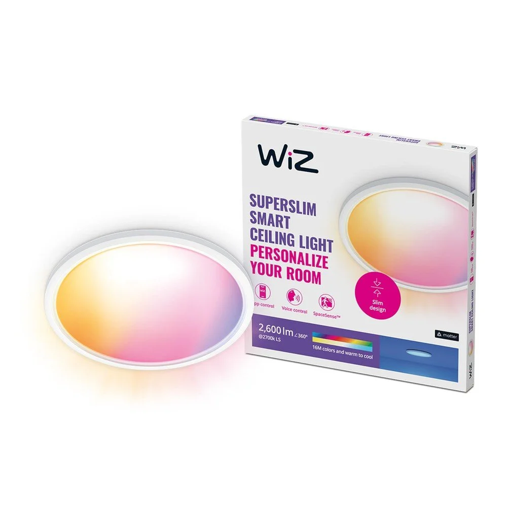LED smart stropní svítidlo 22 W SuperSlim – WiZ v:1785342 LED smart stropní svítidlo 22 W SuperSlim – WiZ v:1785342