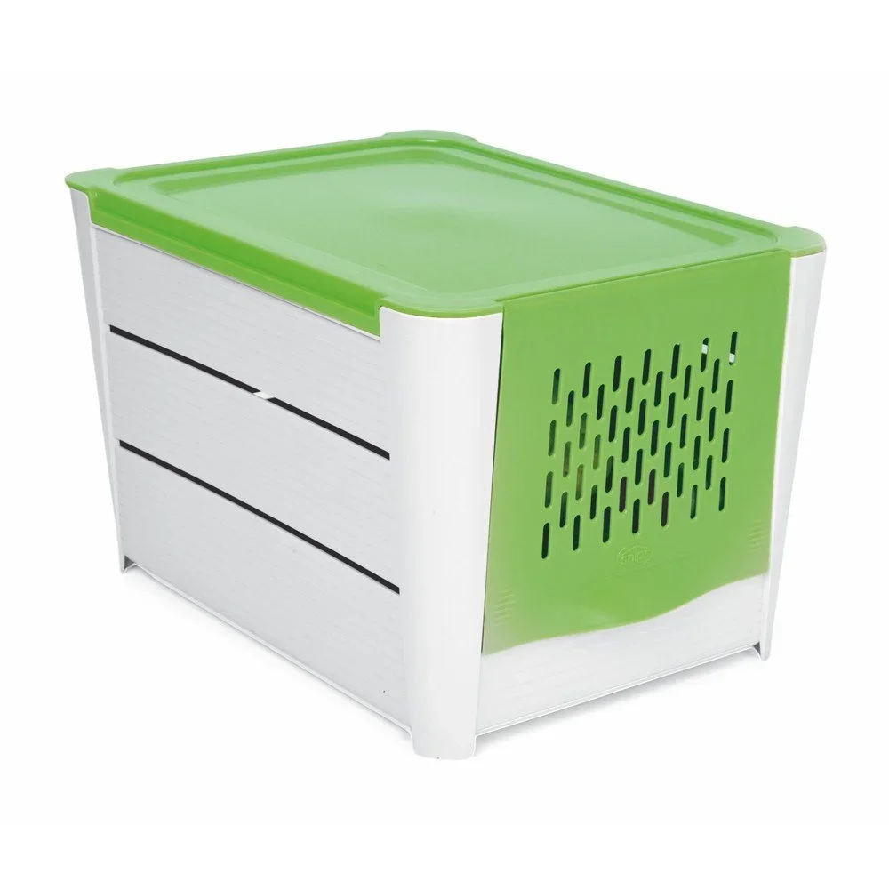 Bílo-zelený úložný box na brambory Snips Potatoes v:1201372