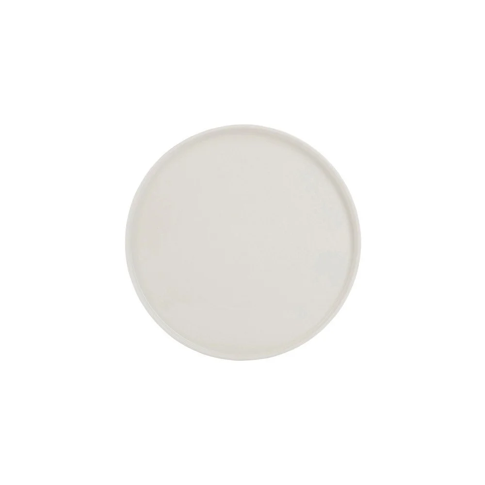 Bílý talíř J-Line Edge, 28 cm v:886420