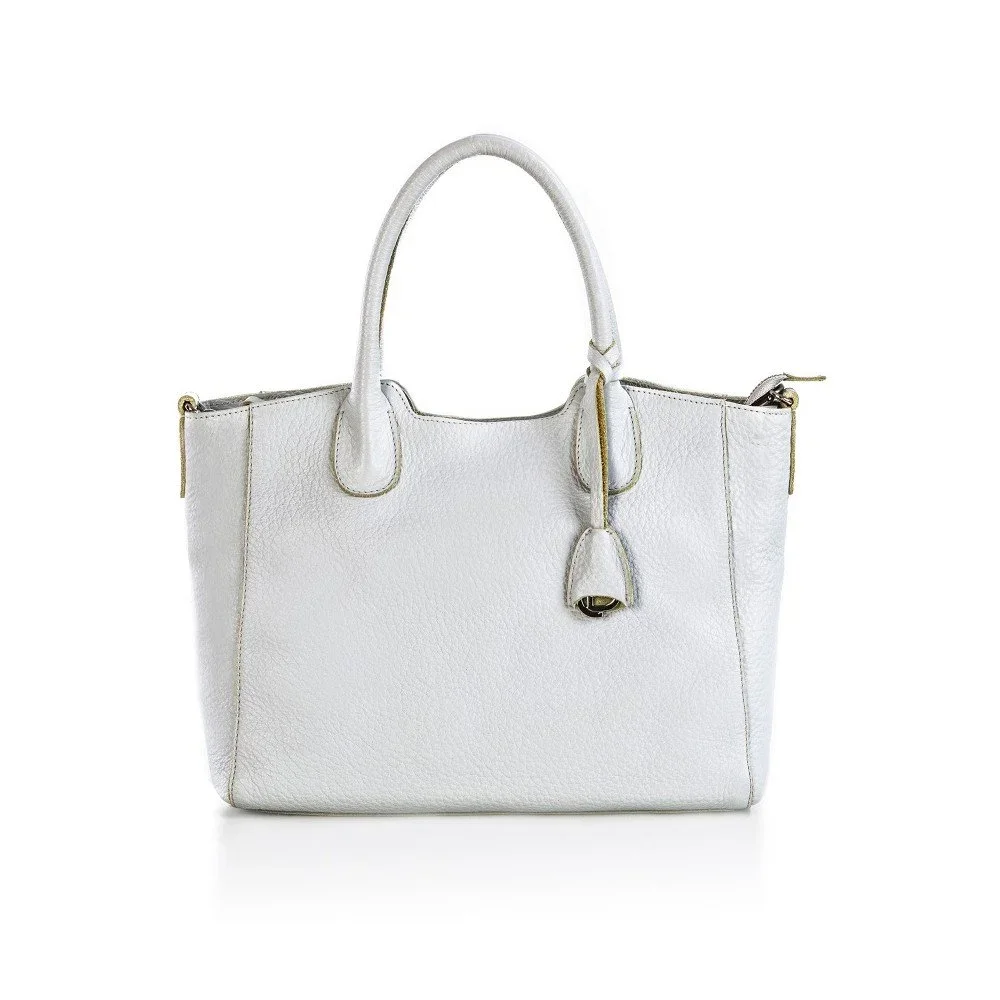 Bílá kožená kabelka Gianni Conti Anastasia v:764970 Bílá kožená kabelka Gianni Conti Anastasia v:764970