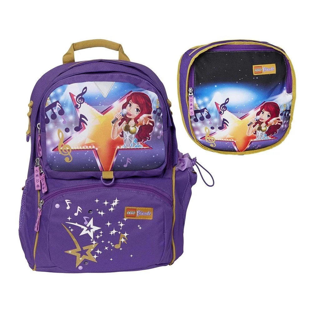 Set školní aktovky s taštičkou LEGO® Friends Popstar freshmen v:952258
