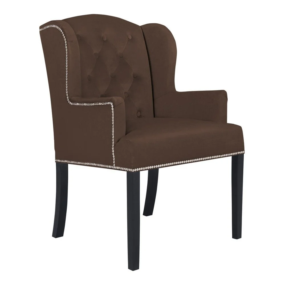 Hnědé křeslo Mazzini Sofas Apollo v:960204