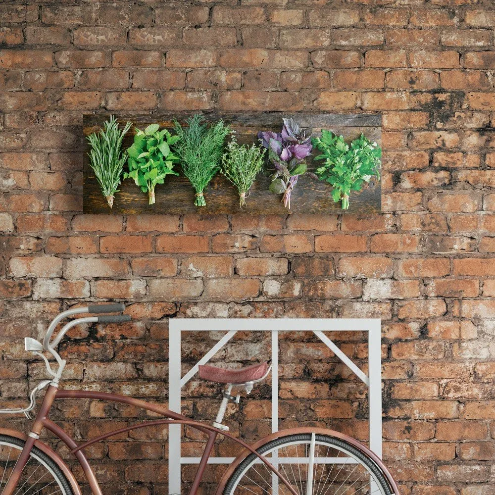 Obraz na plátně OrangeWallz Herbs, 30 x 90 cm v:1144350