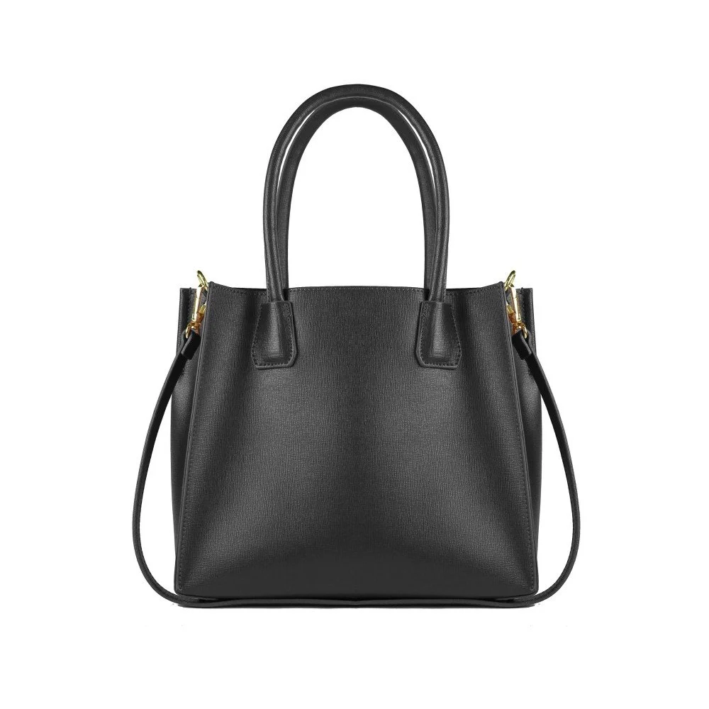 Černá kožená kabelka Maison Bag Agata v:1055696 Černá kožená kabelka Maison Bag Agata v:1055696