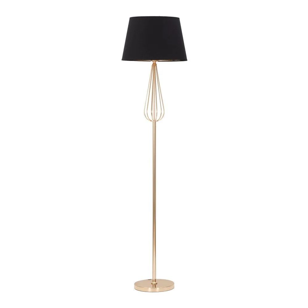 Černá stojací lampa Mauro Ferretti Ovy v:1377505