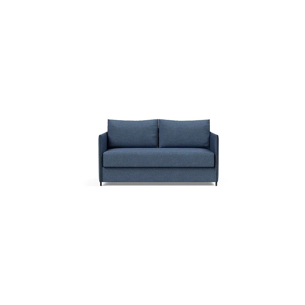 Modrá rozkládací pohovka 150 cm Luoma – Innovation v:1641064