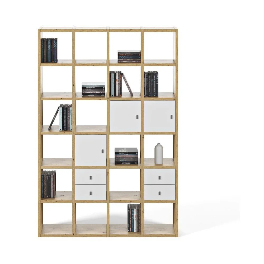 Světle hnědá knihovna TemaHome Pombal, výška 224 cm v:990064