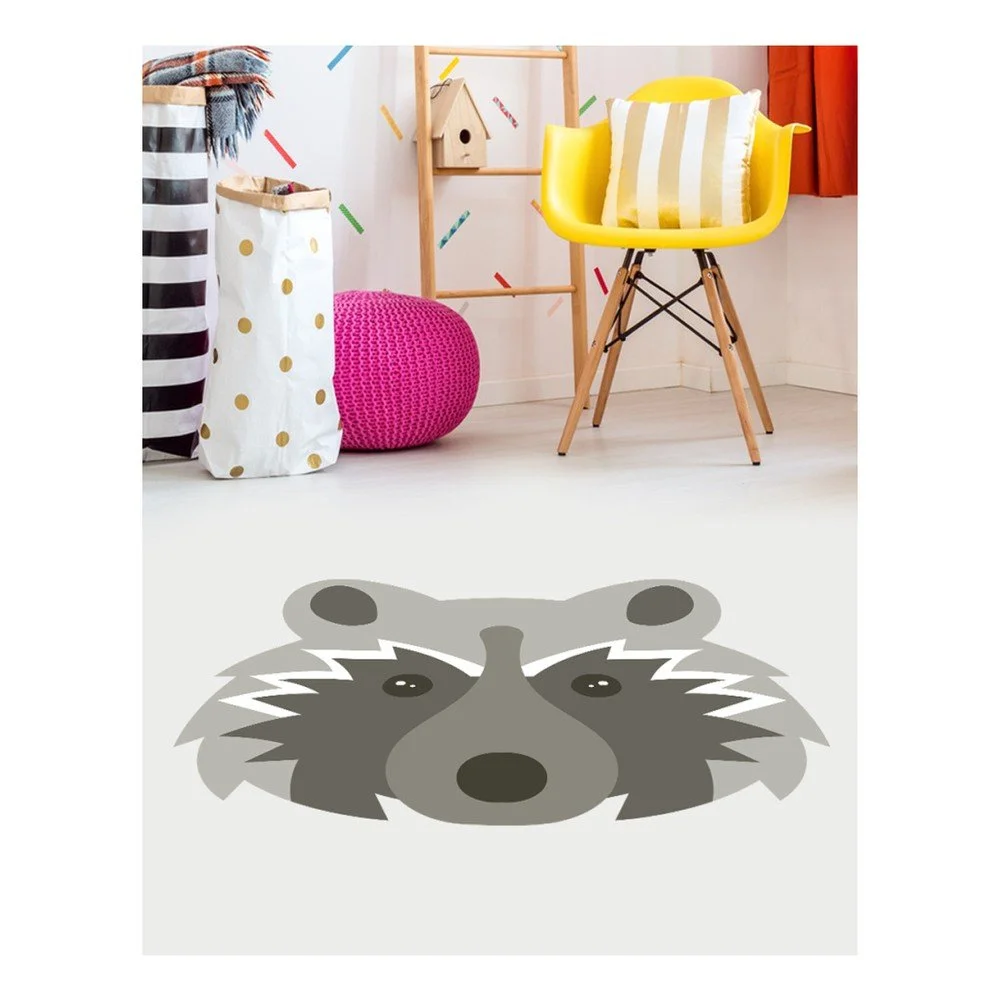 Dětský vinylový koberec Floorart Racoon, 90 x 100 cm v:1041356
