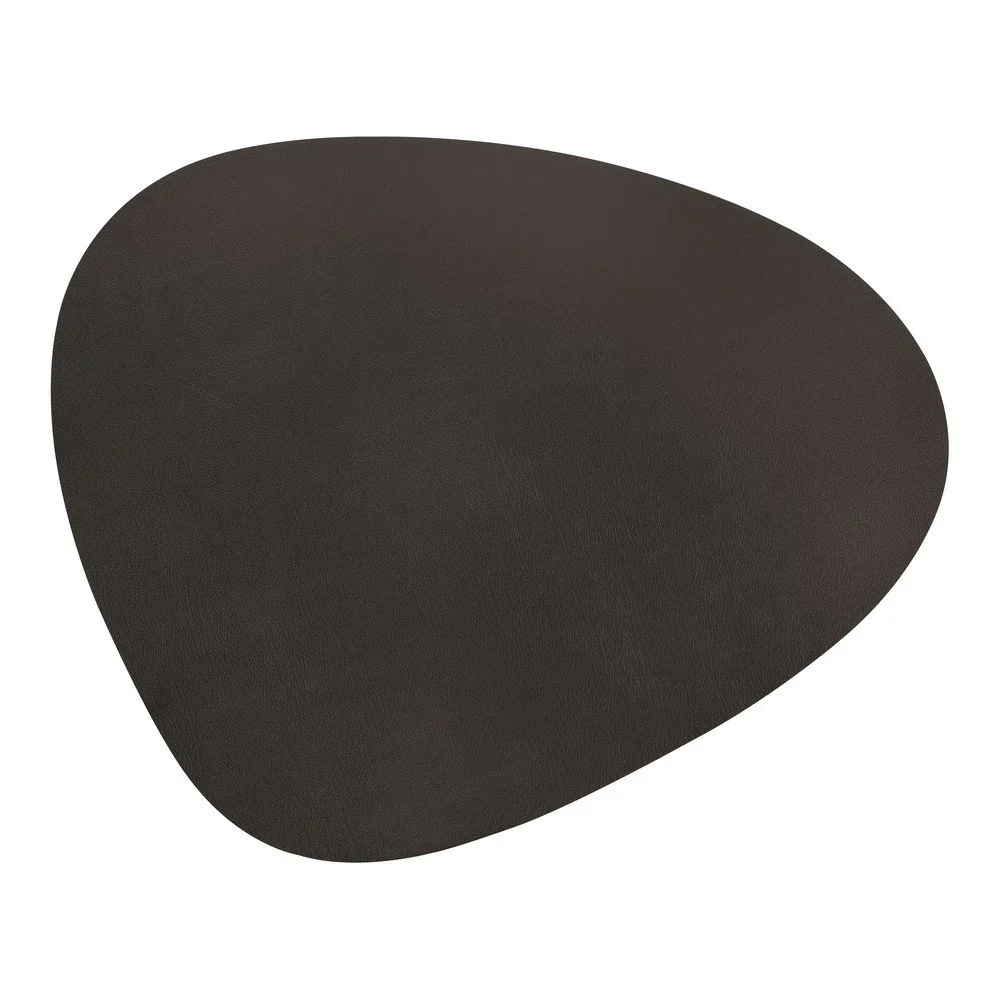 Tmavě šedá kůže 115x135 cm Curve XXXL Bull – LIND DNA v:1787930