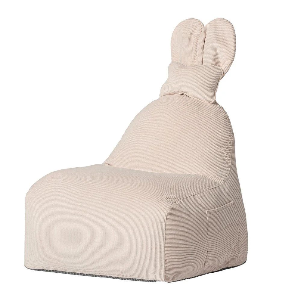 Béžový dětský sedací vak Funny Bunny – The Brooklyn Kids v:1748038