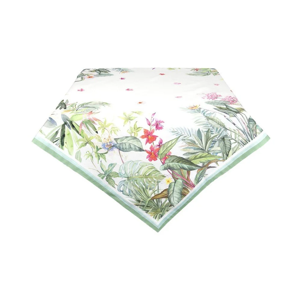 Bavlněný ubrus Clayre & Eef Tropic, 100 x 100 cm v:1292220