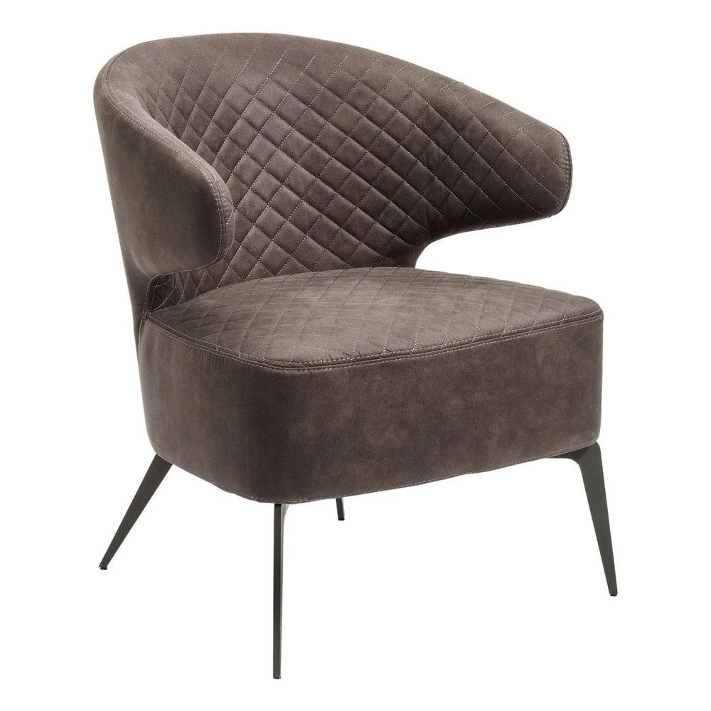 Tmavě šedé křeslo ušák Kare Design Amsterdam Grey v:926342