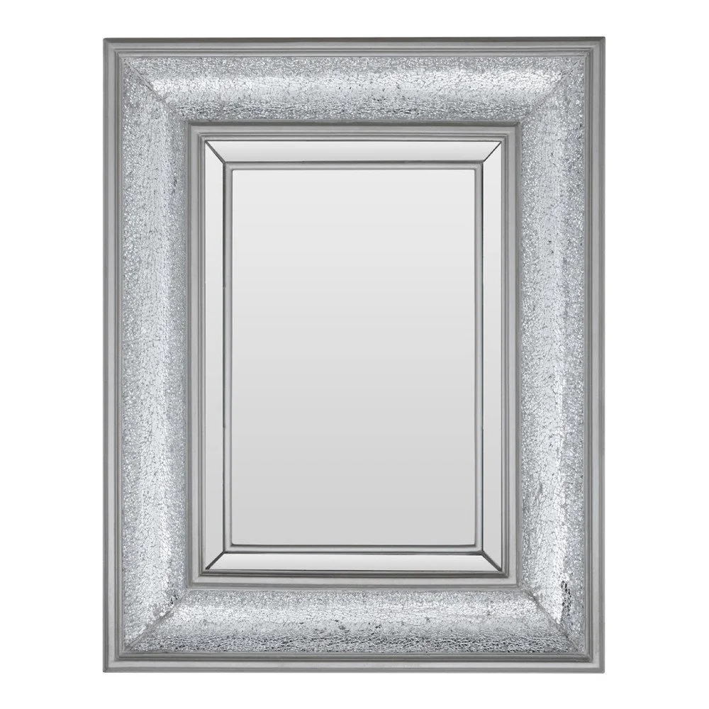 Nástěnné zrcadlo s rámem ve stříbrné barvě Premier Housewares Waheed v:1056656