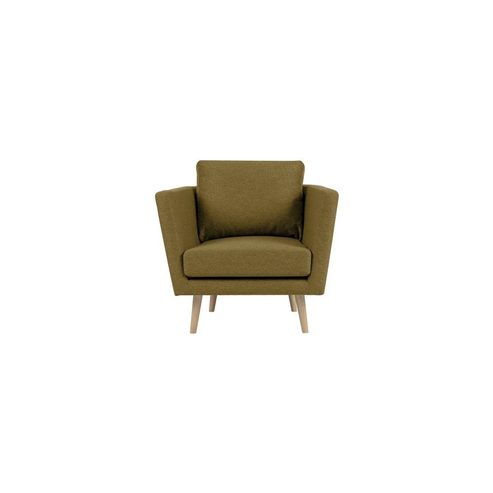 Béžovožluté křeslo Mazzini Sofas Cactus v:961826