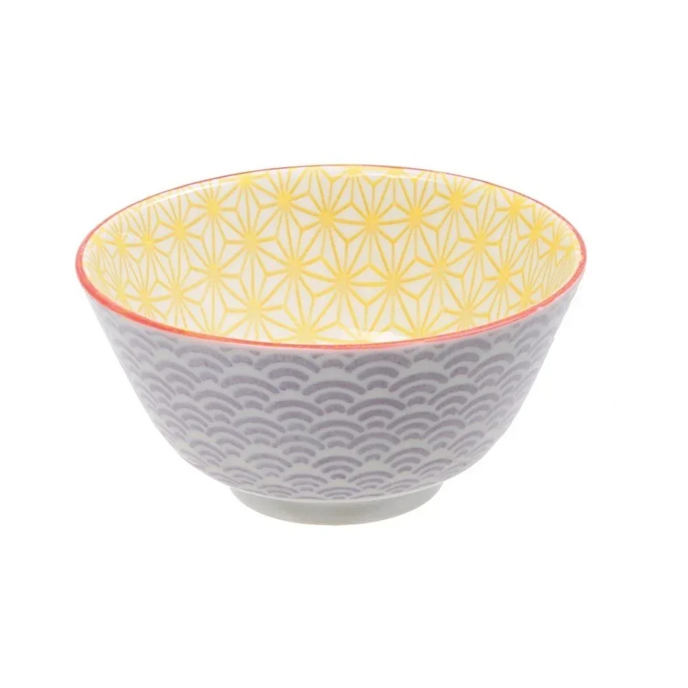 Fialovožlutá porcelánová miska Tokyo Design Studio Star, ⌀ 12 cm v:788690