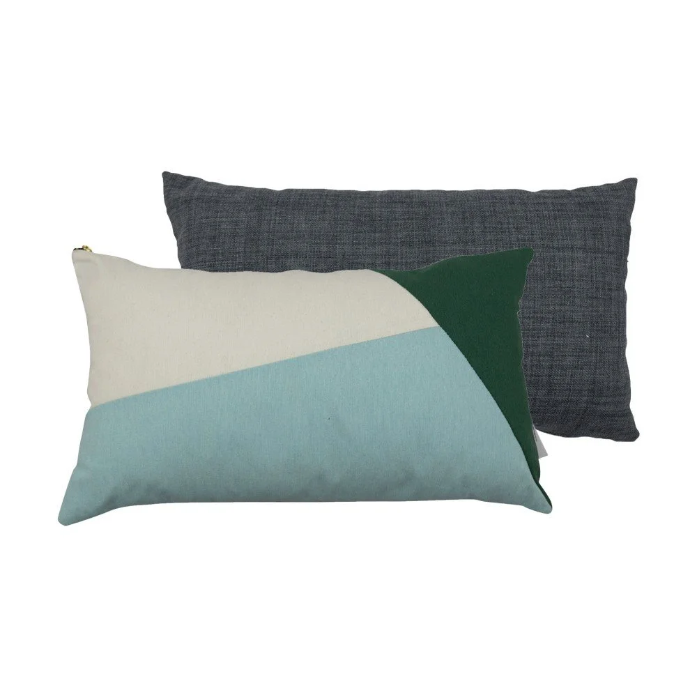Sada 2 polštářů s výplní Karup Deco Cushion Pattern/Dark Grey, 45 x 25 cm v:998574