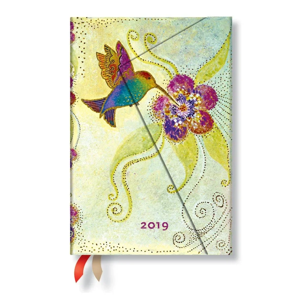 Diář na rok 2019 Paperblanks Hummingbird Verso, 160 stran v:1136010