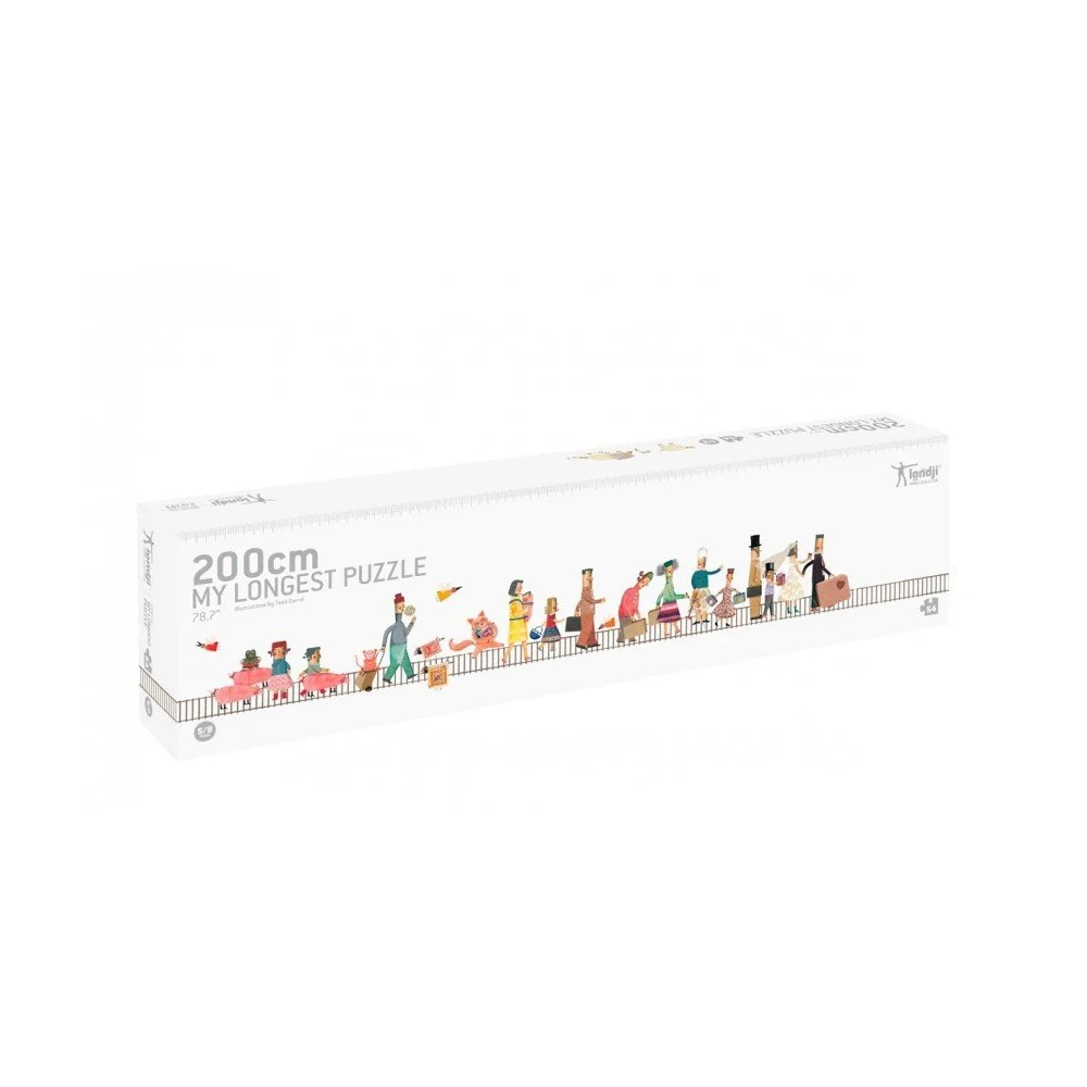 Dlouhé puzzle nastupovat Londji, 54 dílků v:1356571
