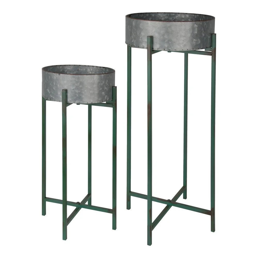 Sada 2 květináčů na stojanech Esschert Design Cermesso v:1233034