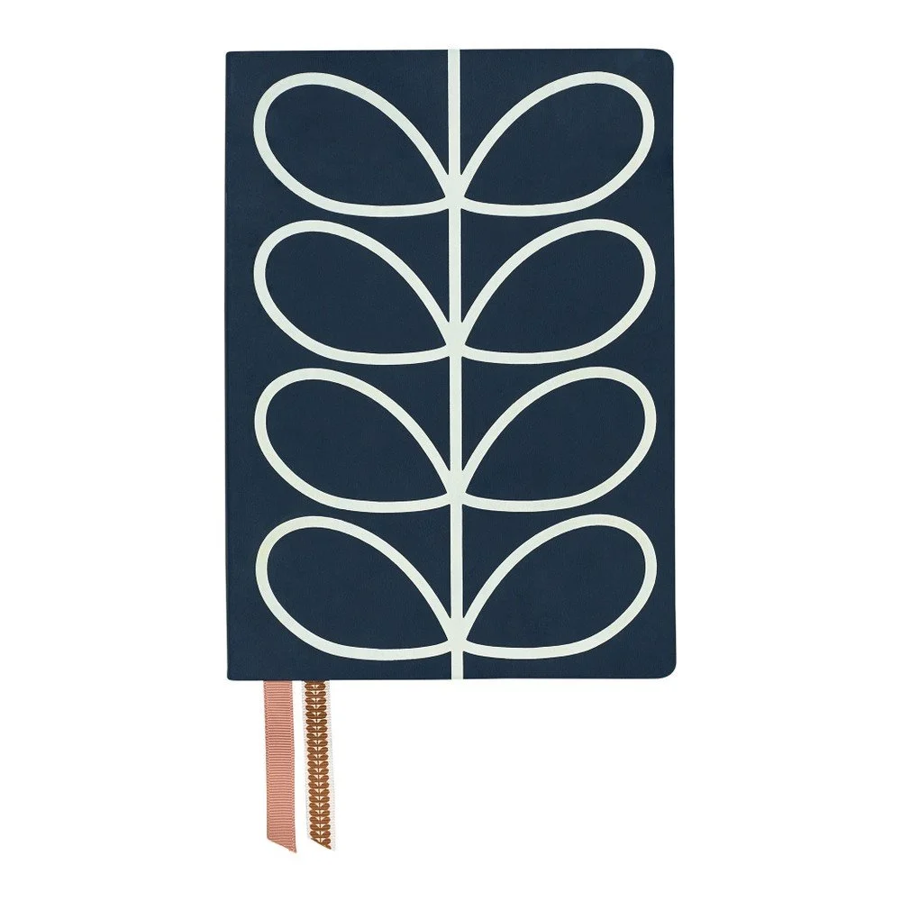 Modrý zápisník Orla Kiely Stem, A5 v:844254