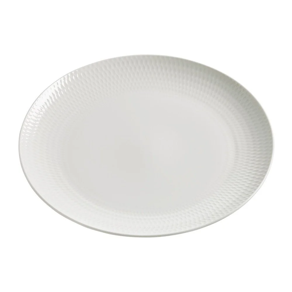 Bílý porcelánový talíř Maxwell & Williams Diamonds, ø 23 cm v:1422025