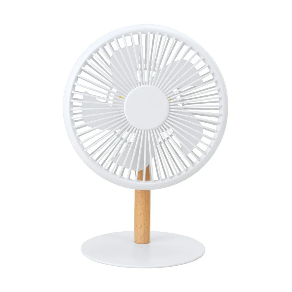 Krémová stolní lampa s ventilátorem na dálkové ovládání Beyond – Gingko v:1527910