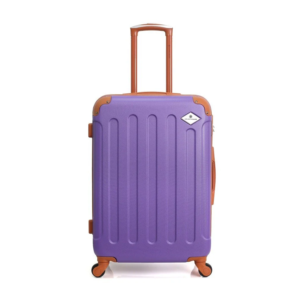 Fialový cestovní kufr na kolečkách GERARD PASQUIER Muno Valise Weekend, 64 l v:1267994