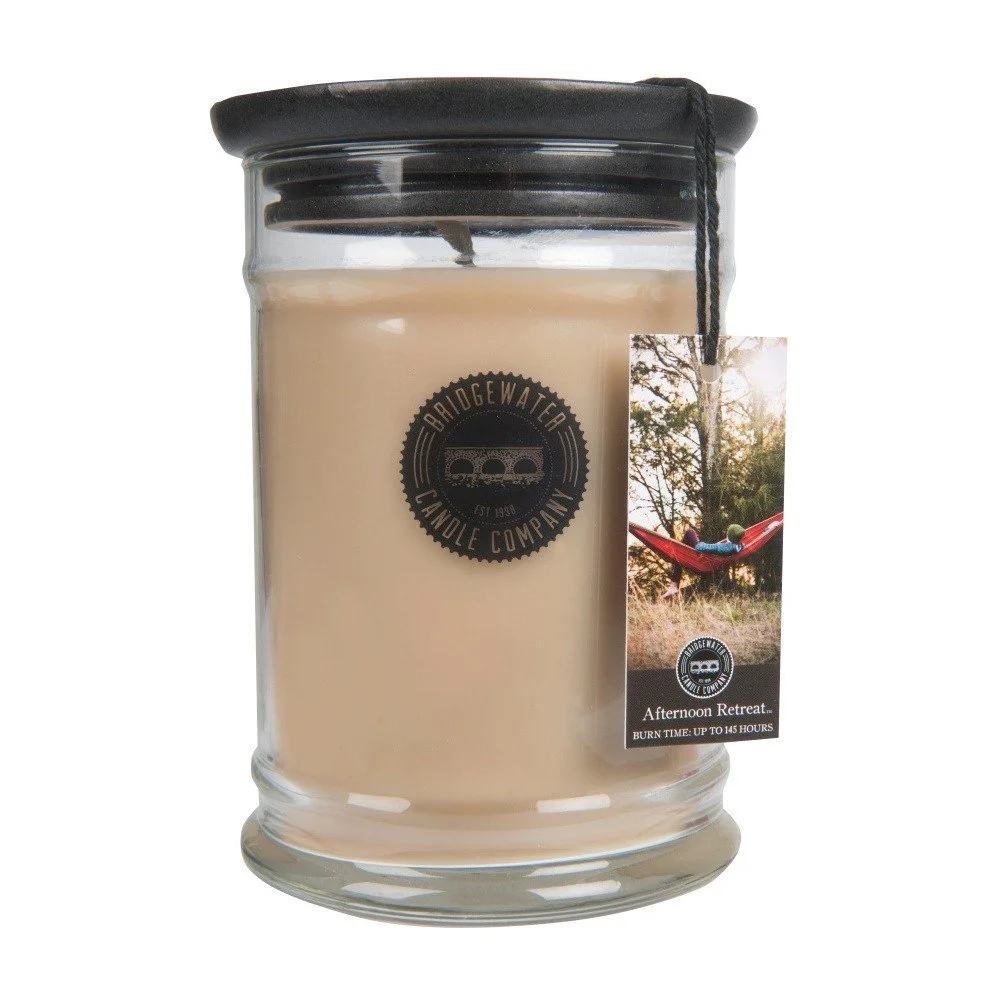 Svíčka ve skleněné dóze s vůní bergamotu Bridgewater candle Company Afternoon Retreat, doba hoření 140-160 hodin v:951314