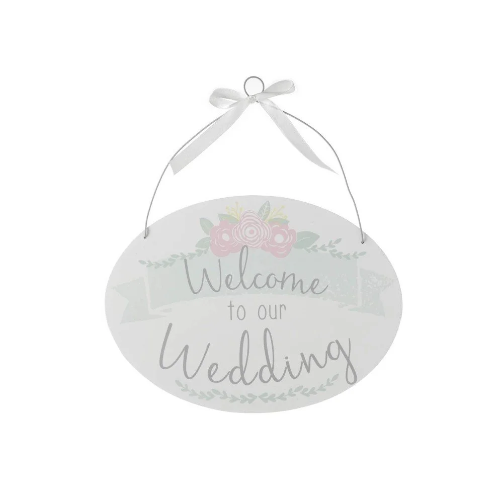 Dekorace Heaven Sends Welcome to Our Wedding v:830268